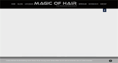 Desktop Screenshot of magic-of-hair.de